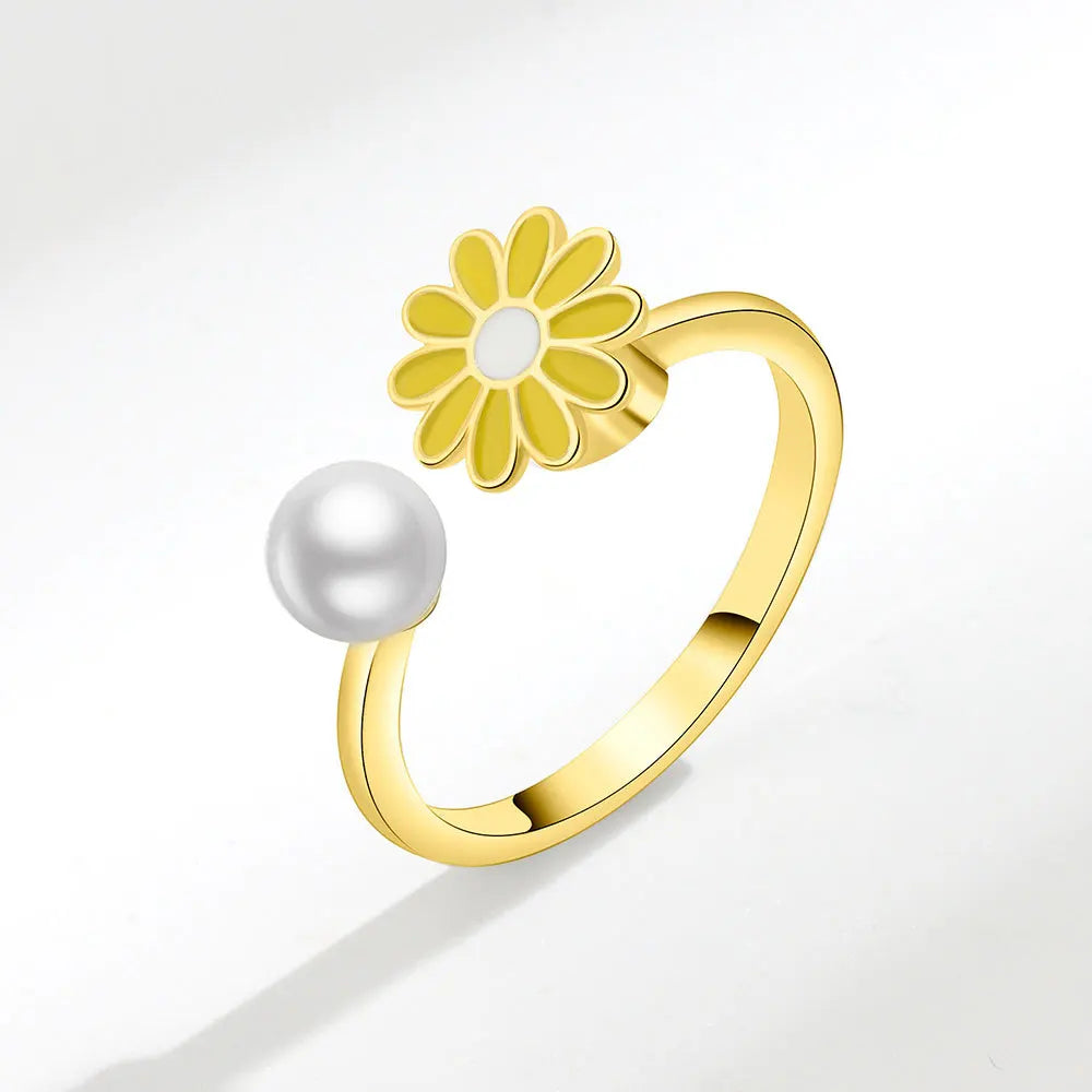 Sunflower Glow Ring