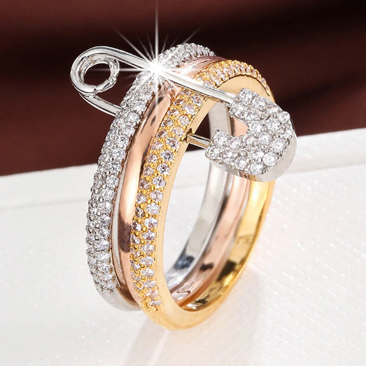 Trinity CZ Ring