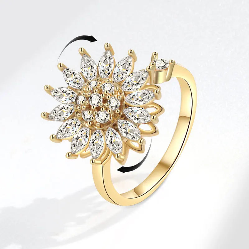 Sunflower Glow Ring