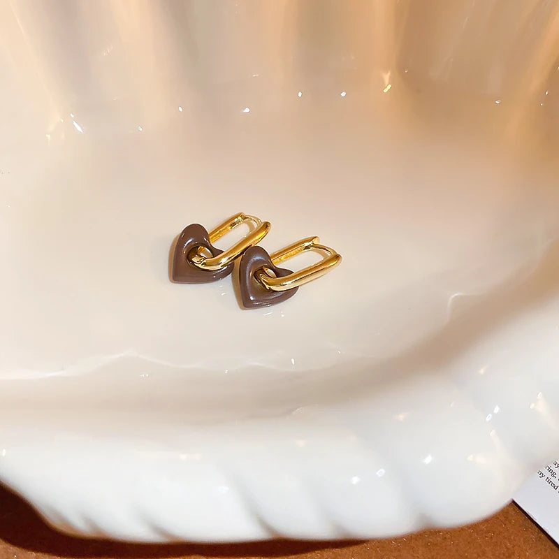 ColorPop Heart Hoops