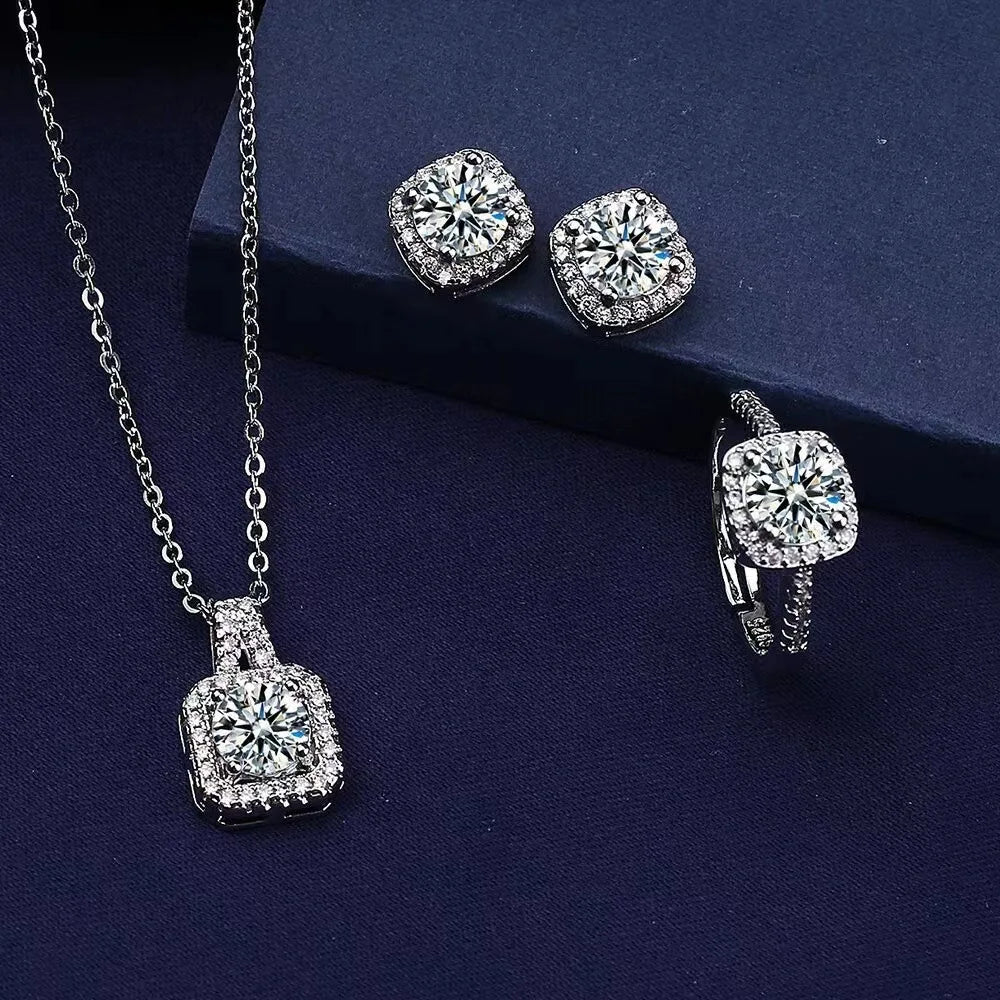 Elegant Cube Jewelry Set