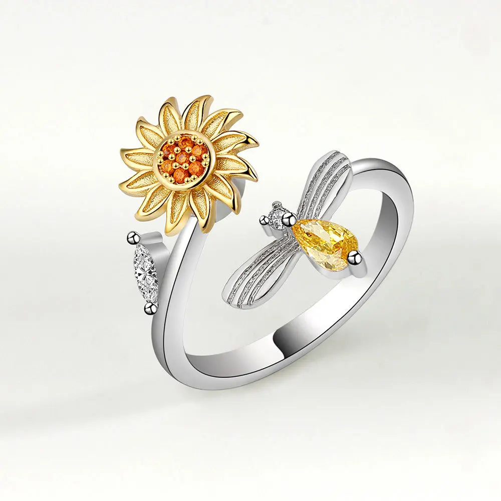 Sunflower Glow Ring