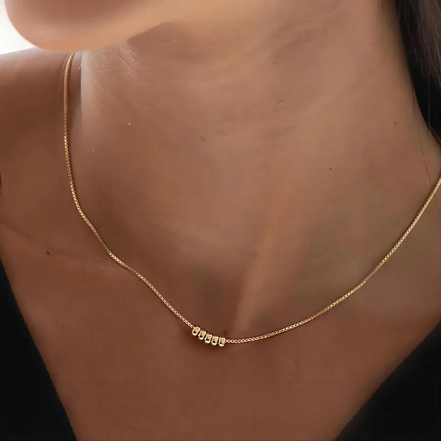 14K Gold Plated Ring Necklace