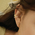 Gold Star Zircon Ear Cuff