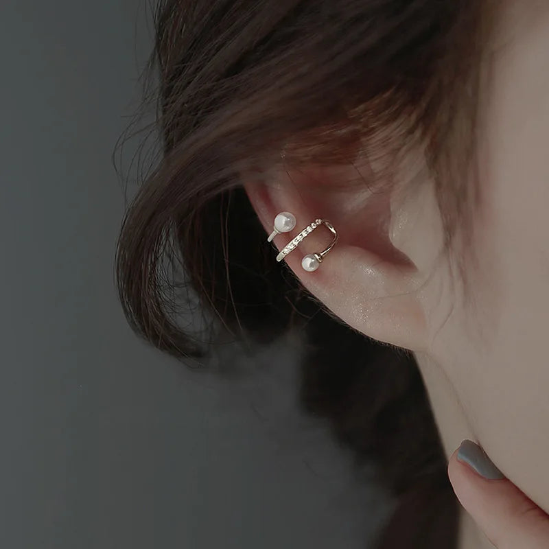 Gold Star Zircon Ear Cuff