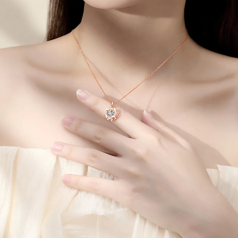 Women’s Moissanite Sparkle Pendant