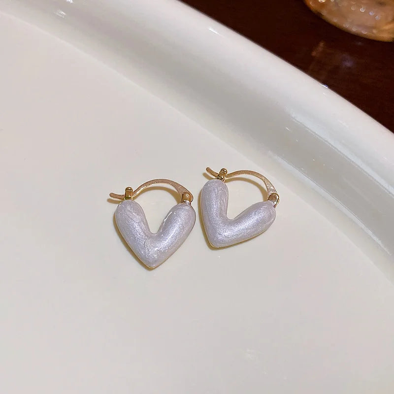 ColorPop Heart Hoops