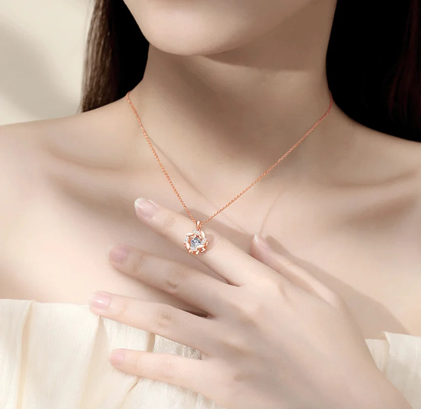 Women’s Moissanite Sparkle Pendant