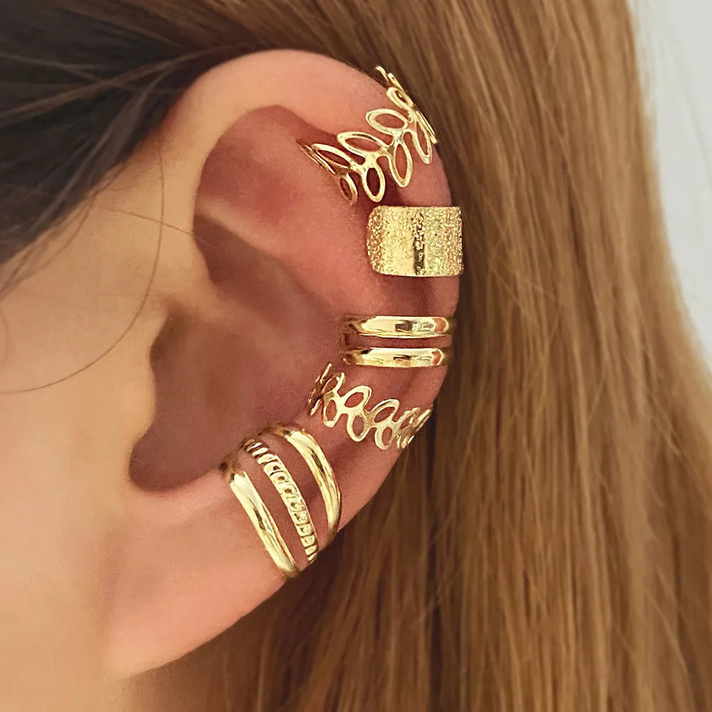 Unisex Retro Ear Cuff Bundle